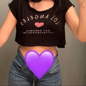 Crop top Los Ángeles ✌🏼💓